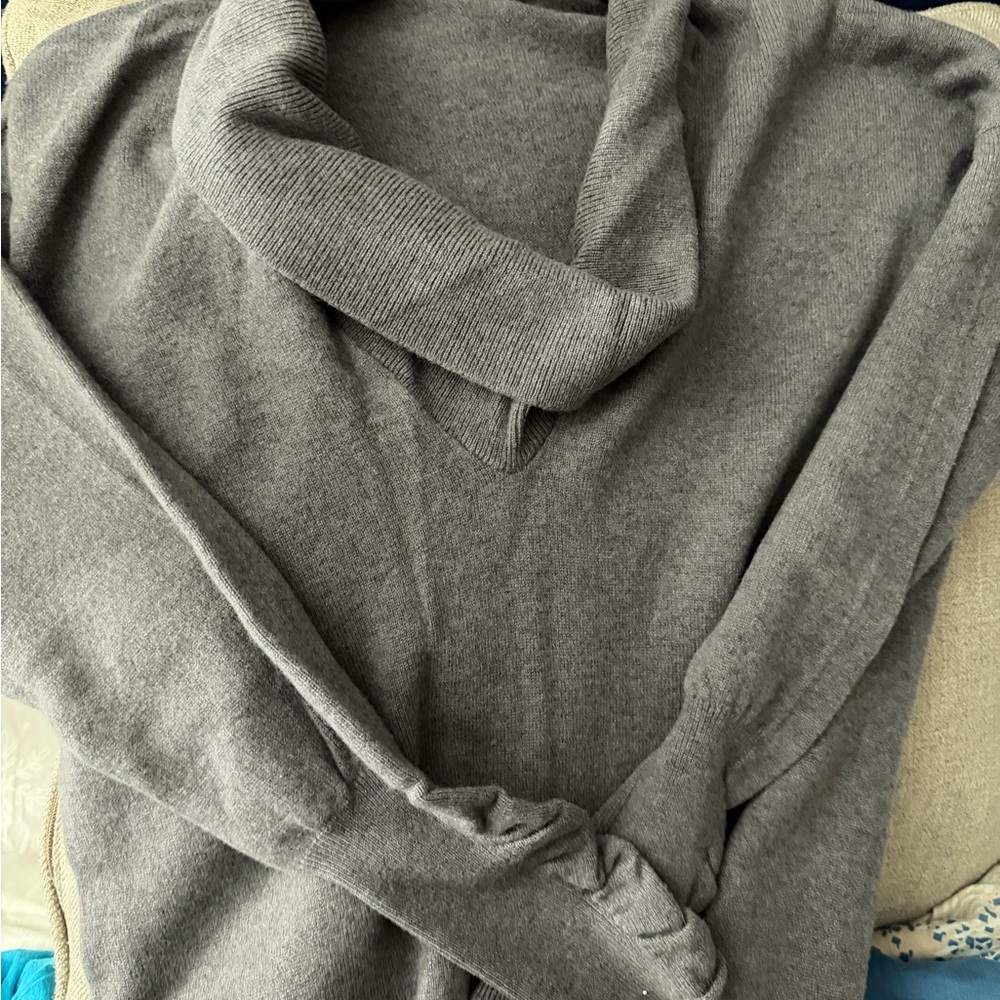 Rivamonti Charcoal Cowl Neck Sweater dress s/medium